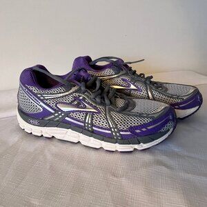 Brooks Addiction 11 Women's Running Shoes Purple/Gray/Silver 7.5 N Narrow AA